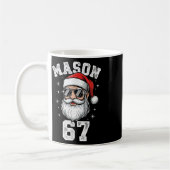 Mug Mason 67 Cool Santa Christmas Six Seven Meme  (Gauche)