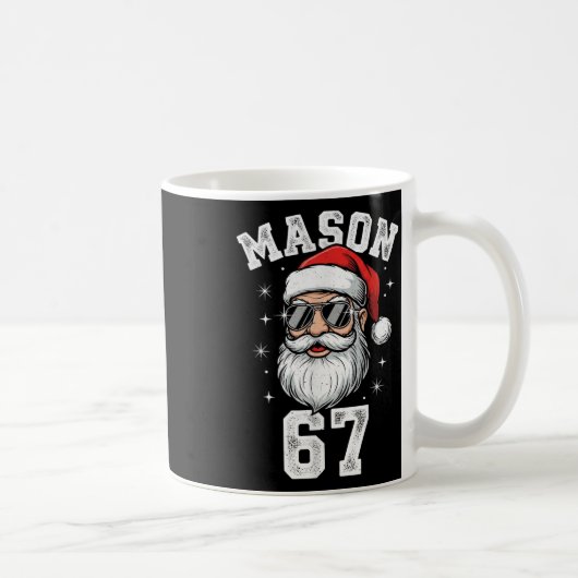 Mug Mason 67 Cool Santa Christmas Six Seven Meme  (Droite)