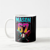 Mug Mason 67 Funny Ice Cream Drip Baseball Ice Cream D (Gauche)