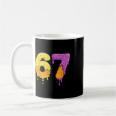 Mug Mason 67 Glace Dégoulinante Mème Six Sept Drôle (Gauche)