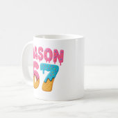 Mug Mason 67 Glace Meme Drôle Six Sept mason glace (Devant gauche)
