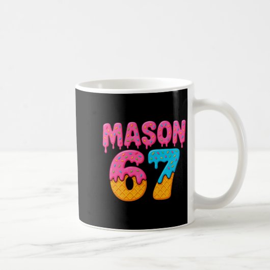 Mug Mason 67 glace mème drôle six sept mason glace (Droite)