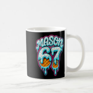 Mug Mason 67 Glace qui Dégouline Six Sept Mème 6 7 Ado