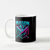 Mug Mason 67 Graphiques de mème de vente de glace drôl (Gauche)