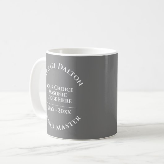 Mug Masonic Grand Master (Devant gauche)
