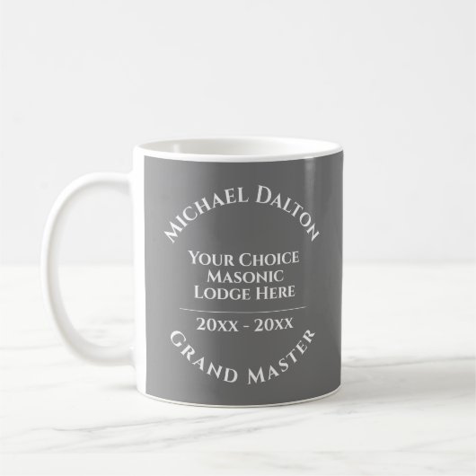 Mug Masonic Grand Master (Gauche)