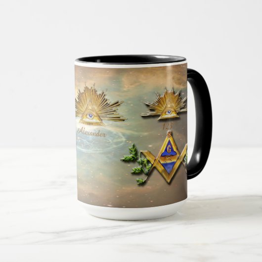 Mug Masonic Life (Cosmos) (Devant droit)
