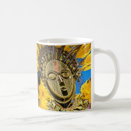 Mug masque à plumes (Droite)