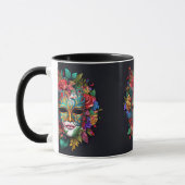 Mug Masque carnaval Floral Brésilien (Gauche)