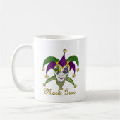 Mug Masque coloré Mardi Gras Jesters (Gauche)