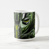 Mug Masque Cyber Émeraude (Devant droit)