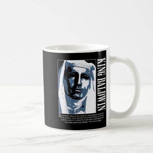 Mug Masque d'argent Roi Baldwin Iv Mème Le Roi Lépreux (Droite)