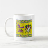 Mug Masque de bouffon Mardi Gras Harlequin (Gauche)