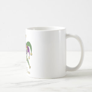 Mug Masque de bouffons de Mardi Gras coloré