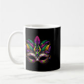 Mug Masque de carnaval festif Mardi Gras Masquerade Co (Gauche)