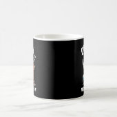 Mug Masque de chat Ch Ch Ch Meow Meow Drôle d'Hallowee (Centre)