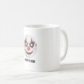 Mug Masque de Clown Effrayant Halloween Graphique Cree (Devant droit)