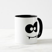 Mug Masque de fantôme d'Halloween (Devant droit)