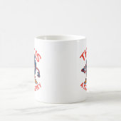 Mug Masque de fraise drôle Art de fruit masqué (Centre)