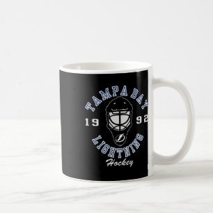 Mug Masque de hockey Tampa Bay Lightning noir officiel
