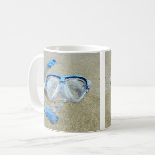 Mug Masque de plongée (Devant gauche)