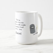 Mug Masque de soudage avec nom (Devant droit)