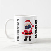 Mug Masque de visage de Noël 2020 à Père Noël (Gauche)