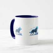 Mug Masque d'écrêtage du loup (Devant gauche)