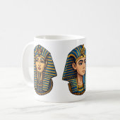 Mug Masque d'or de Pharaon Toutânkhamon (Devant gauche)