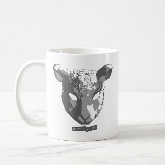 Mug Masque orphelin de moutons noirs (Gauche)