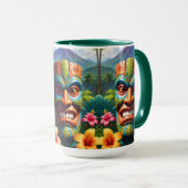 Mug Masque Tiki (Devant droit)