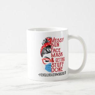 Mug Masque Visage Bun Obtenir Stuff Travailleur en san