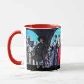 MUG MASQUERADE DE MASQUERADE DE POPETS ITALIENS ANTIQU (Gauche)