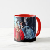 MUG MASQUERADE DE MASQUERADE DE POPETS ITALIENS ANTIQU (Devant droit)