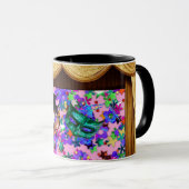 Mug MASQUES DE MASQUERADE DU MARDI GRAS Confettis Colo (Devant droit)