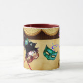 Mug MASQUES DE MASQUERADE DU MARDI GRAS Théâtre Scène (Centre)
