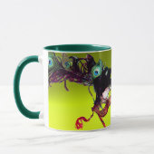 Mug MASQUES DE MASQUERADE DU MARDI GRAS Topaze jaune G (Gauche)