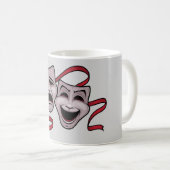 Mug Masques De Théâtre Comédie Et Tragédie (Devant droit)