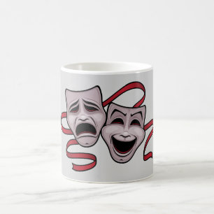 Mug Masques De Théâtre Comédie Et Tragédie