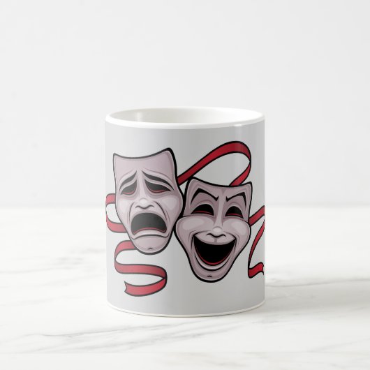 Mug Masques De Théâtre Comédie Et Tragédie (Centre)