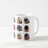 Mug Masques d'horreur cool (Devant droit)