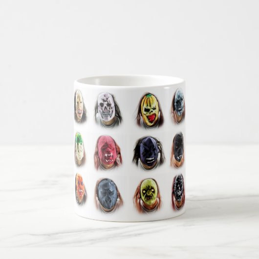 Mug Masques d'horreur cool (Centre)