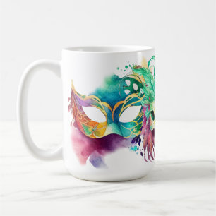 MUG MASQUES MARDI GRAS COLORÉS