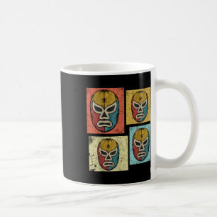 Mug Masques Vintage Lucha Libre Drôles Rétro Mexicain 