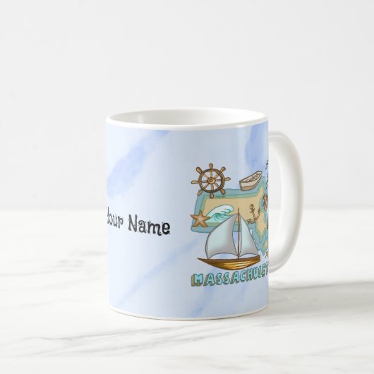 Mug Massachusetts (Devant droit)