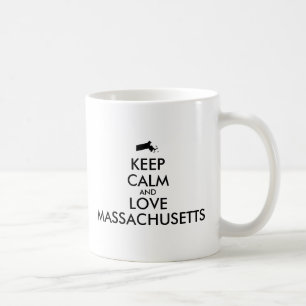 Mug MASSACHUSETTS DE CALME ET D'AMOUR personnalisables
