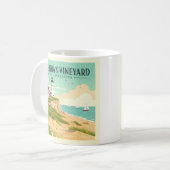Mug Massachusetts du vignoble vintage de Martha (Devant gauche)