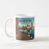Mug Massachusetts vintages de Boston (Gauche)