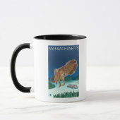 Mug MassachusettsScène de seiche (Gauche)