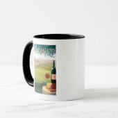 Mug MassachusettsScène Pays Vins (Devant gauche)
